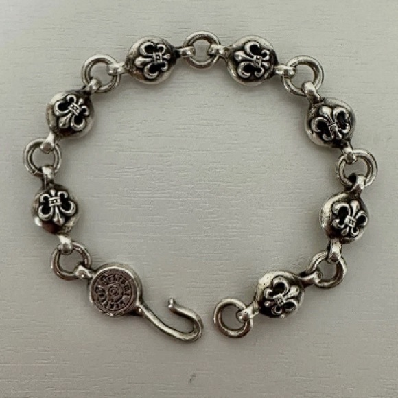 Chrome Hearts Jewelry - Chrome Hearts Fleur de lis Bracelet 925 Sterling Silver